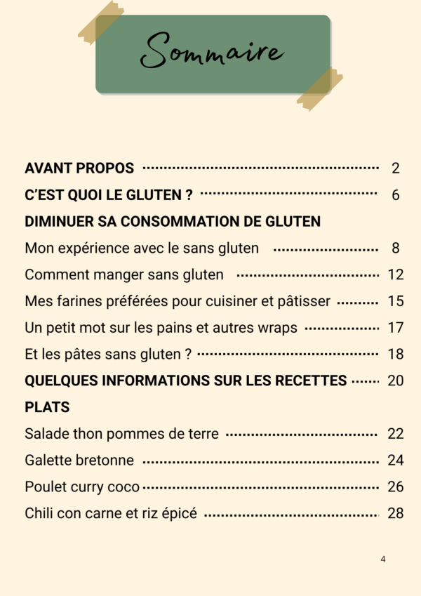 E-book Mes recettes du quotidien SANS GLUTEN – Image 2